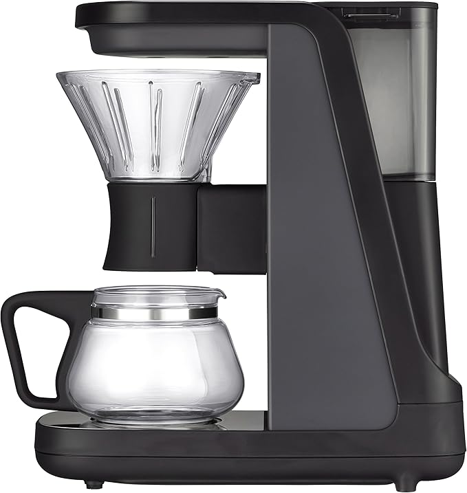 Tiger Hybrid Automatic Coffee Maker - Pour Over Coffee Maker &amp Immersion Brewing Coffee Machine Innovative Design for Outstanding Brew Black 6 Cup 24 ounce 0.72L