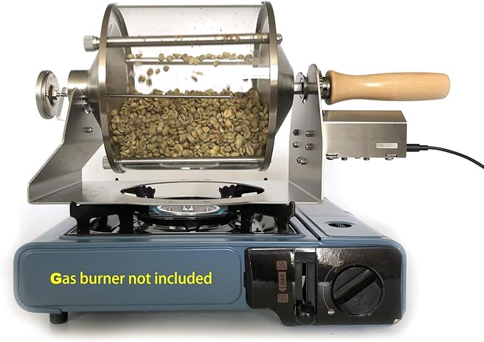LOYALHEARTDY Gas Coffee Roaster Household Coffee Bean Baker DC 12V Coffee Roaster Machine for Homeuse/Commercial Use