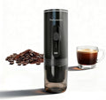 Portable Electric Espresso Machine Travel Coffee Maker for Camping Car Coffee Maker Self-Heating With Ground Coffee