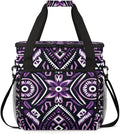 Vintage Mandala Coffee Maker Carrying Bag Geometry Aztec Pattern Travel Storage Bag Compatible with K-Mini or K-Mini Plus Single Serve Coffee Brewer Carrying Case with Pockets &amp Shoulder Strap