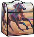 cfpolar Kitchen Aid Mixer Cover Compatible with 6-8 Quarts Painted Animal Horse Stand Mixer Cover Kitchen Aid Mixers Accessories Appliance Organizer Bag Dust Covers with Zipper Pocket