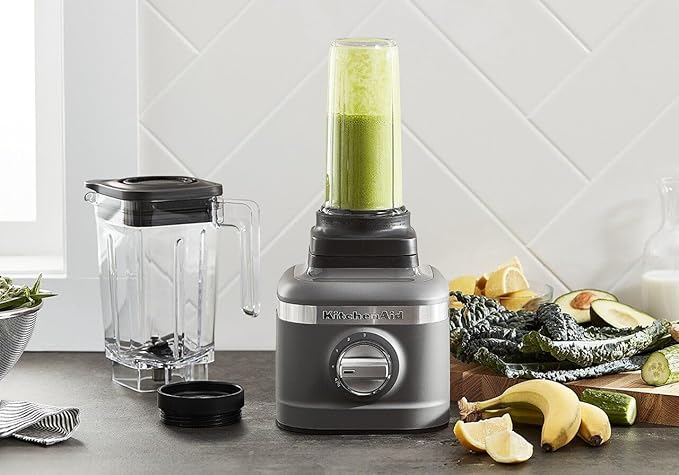 KitchenAid K150 3 Speed Ice Crushing Blender with 2 Personal Blender Jars - KSB1332DG