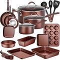 Kitchenware Pots &amp Pans Set Basic Kitchen Cookware Non-Stick (20-Piece Set)