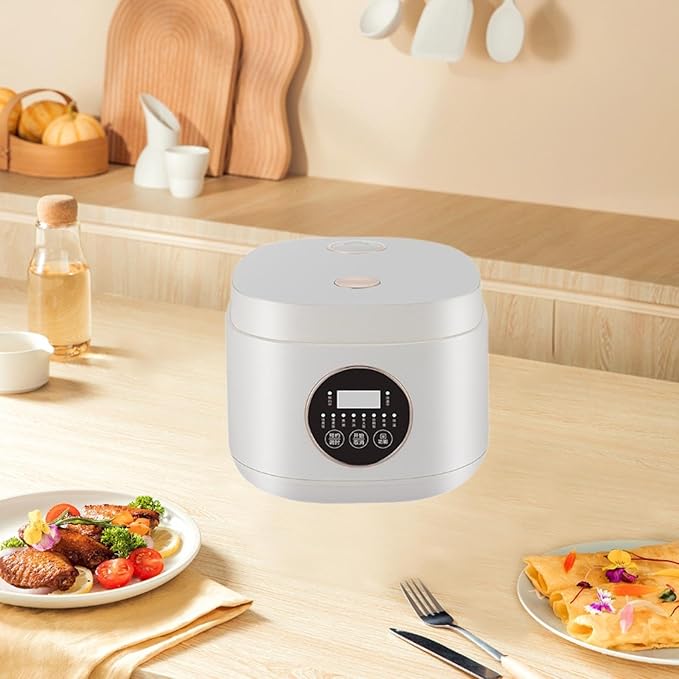 Digital Rice Cooker Slow Cooker Auto Keep Warm Portable 7 Cooking Function Rice Cooking Pot for Dumpling Cooking Pasta Soup