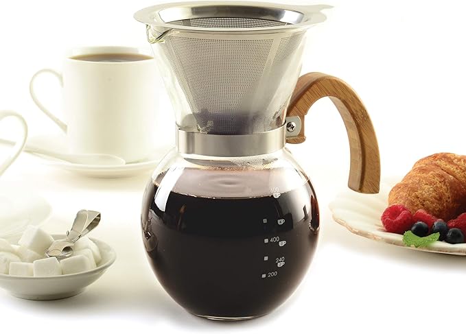 Norpro 5588 Pour Over Coffee Mkr with Ss Filter
