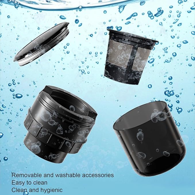 Portable Coffee Machine 170ml Cordless Electric Coffee Maker with 1200mAh Battery for Ground and Capsules Travel Camping Office