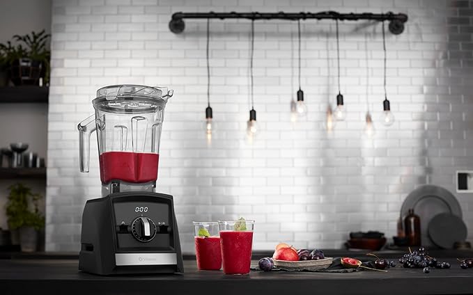 Vitamix A2500 Ascent Series Smart Blender Professional-Grade 64 oz. Low-Profile Container Black (Renewed Premium)