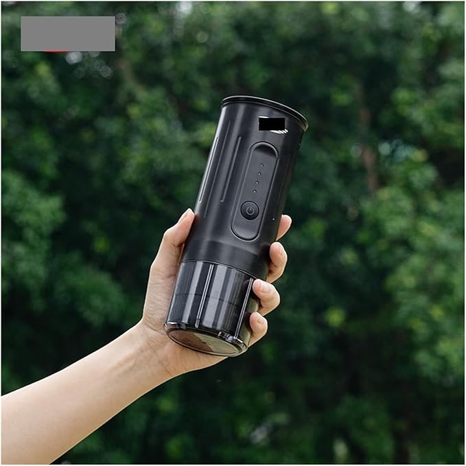 Portable Handheld Coffee Maker - Manual Coffee Machine for Capsules &amp Ground Coffee - Ideal for Camping &amp Hiking(C)