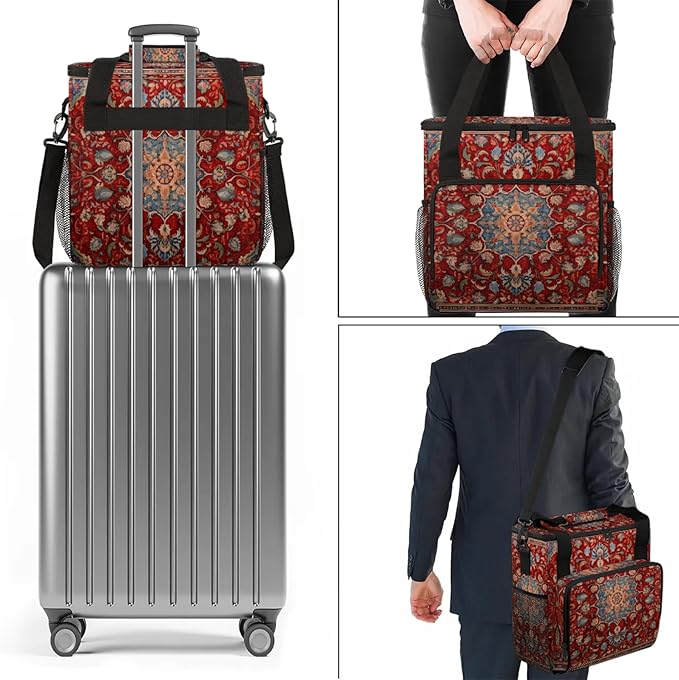 Coffee Maker Travel Bag Compatible with Keurig K-Mini K-Mini Plus or Other Accessories Portable Coffee Maker Case with Shoulder Strap for Travel(Bag Only)
