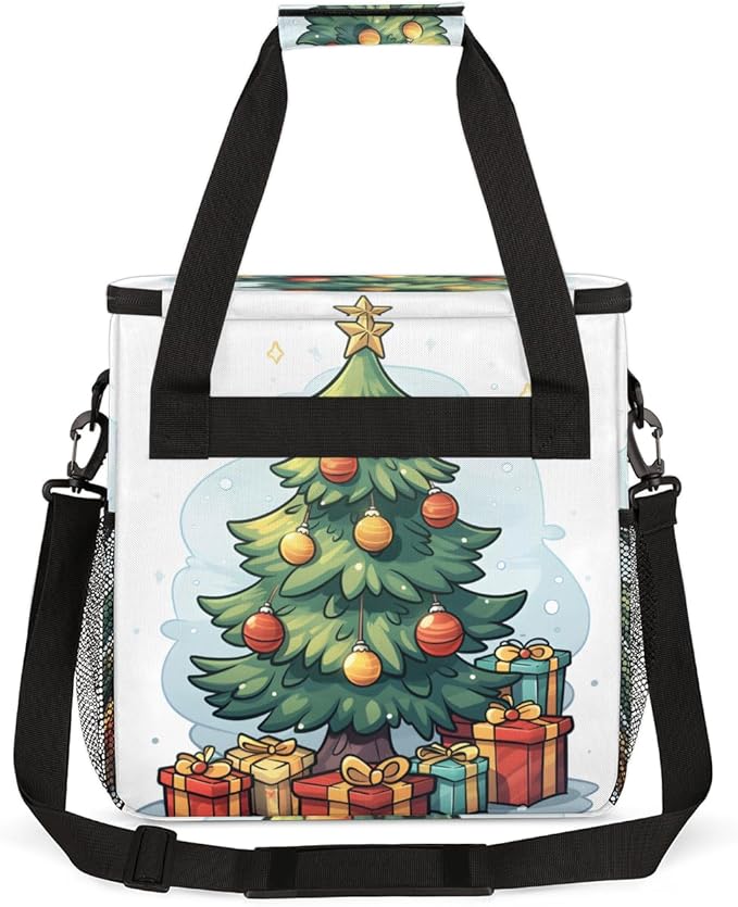 Magic Tree Coffee Maker Carrying Bag Christmas Gift Travel Storage Bag Compatible with K-Mini or K-Mini Plus Single Serve Coffee Brewer Carrying Case with Multiple Pockets &amp Shoulder Strap
