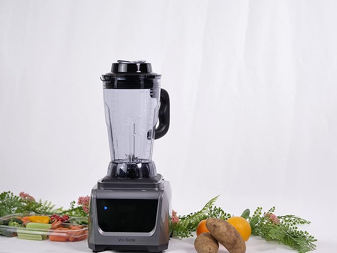 Professional Blender for Kitchen Food Prep Shakes Juice and Smoothies High Performance Commercial Power with 5L Capacity Digital