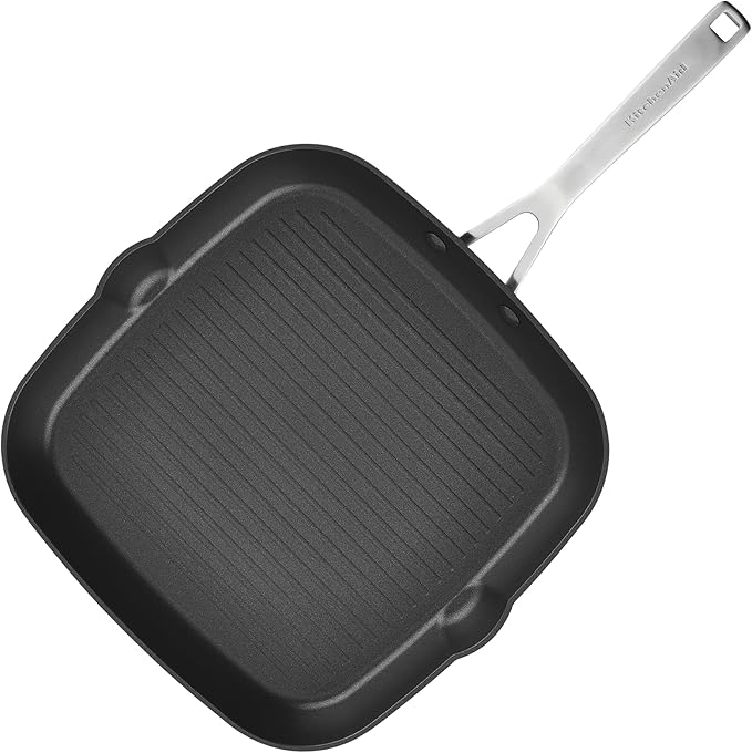 KitchenAid Hard Anodized Induction Nonstick Cookware Pots and Pans Set 10 Piece Matte Black