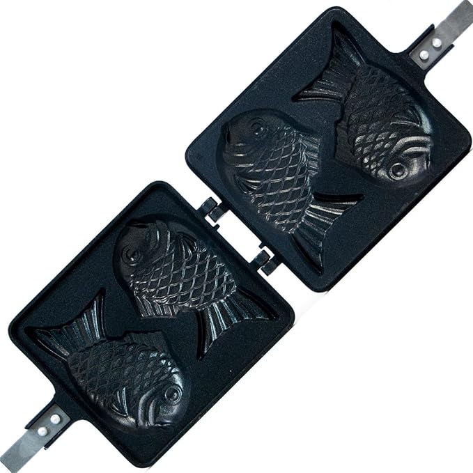 COOKKING - Taiyaki Japanese Fish-shaped Pancake Double Pan Made in Korea