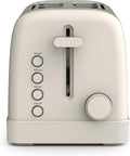 bella 2 Slice Toaster 6 Setting Shade Control w Reheat Cancel Bagel &amp Defrost Buttons Removable Crumb Tray Anti Jam &amp Auto Shutoff Auto Centering Guides &amp Cord Wrap 900 Watt Oatmil