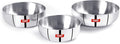 Sumeet 3mm Induction Bottom Aluminium Tasra Set of 3Pcs (1.8Ltr 2.3Ltr 2.8Ltr)