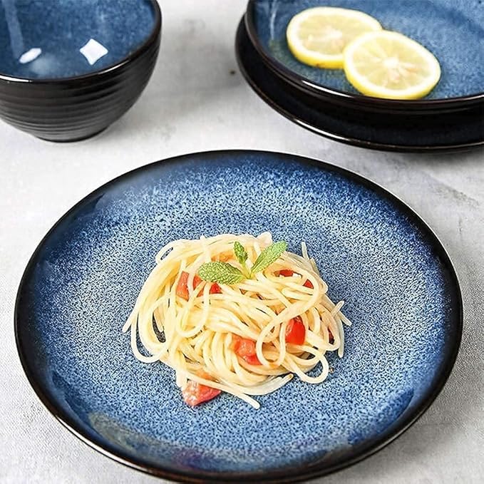 Dinnerware Sets Dinnerware Set Starry 28-Piece Retro Ceramic Dinnerware Set Combi-Set Porcelain Tableware Set Of Bowls/Dessert Plates