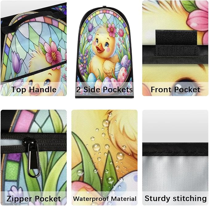cfpolar Kitchen Aid Mixer Cover Compatible with 6-8 Quarts Animal Duck Flower Stand Mixer Cover Kitchen Aid Mixers Accessories Appliance Organizer Bag Dust Covers with Zipper Pocket