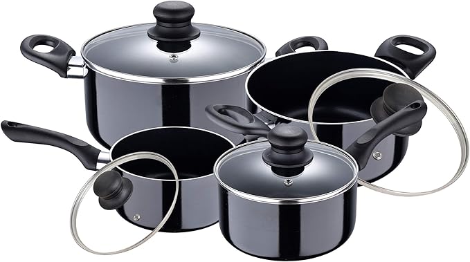 San Ignacio 8 Piece Aluminum Pressed Induction Cookware Set
