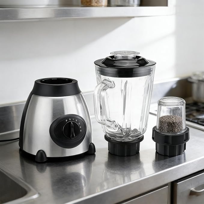 Blender for Smoothies with High-Speed Powerful Motor 18.5 * 38cm food Processor Grinder high-speed blender Multi-Purpose Function for Home Indoor Use