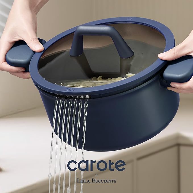 CAROTE 31PCS Pots and Pans Set Nonstick Cookware Set Kitchen Non Stick Induction Titanium Cookware Non-toxic Granite Cooking set PFOA Free