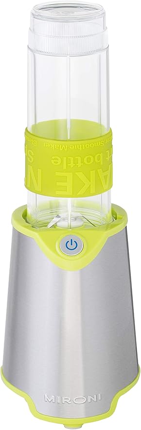 Mironi Personal Smoothie Blender 2-in-1 Single Serve 500W With 20 Oz Tritan Sports Bottle and Grinder Cup for Juices Shakes Smoothies and More