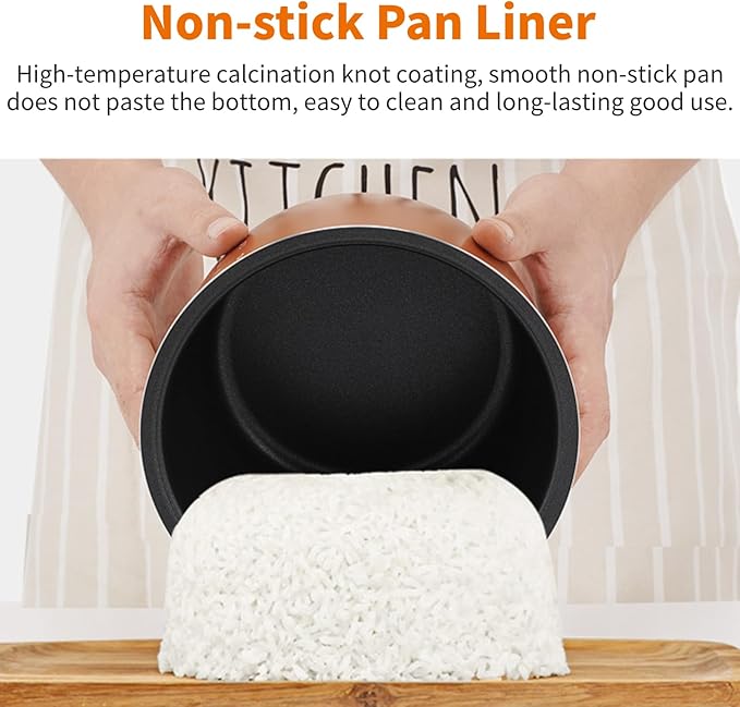 2L Portable Compact Car Rice Cooker with Insulation Non Stick Inner Pot Steam Basket for White &amp Whole Grain Rice Sushi  12V for Cars