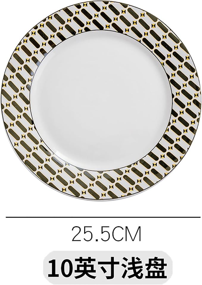 bone china dinnerware set tableware set dinner plate set cups and plates sets for kitchen 24-piece dinnerware set for 6 round plates kitchen dishes set for housewarmingpartydinner