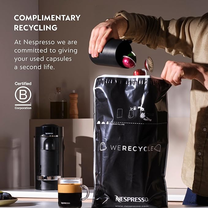 Nespresso Vertuo Pop+ Coffee and Espresso Maker by De'Longhi Samra Origins by The Weeknd Aeroccino3 Milk Frother and Togetherness Blend Double Espresso Light Roast 20-Count Coffee Pods
