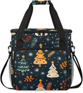 Christmas Xmas Tree Coffee Maker Carrying Bag Portable Travel Storage Tote Bag Compatible with K-Mini or K-Mini Plus Single Serve Coffee Brewer Carrying Case with Multiple Pockets &amp Shoulder Str
