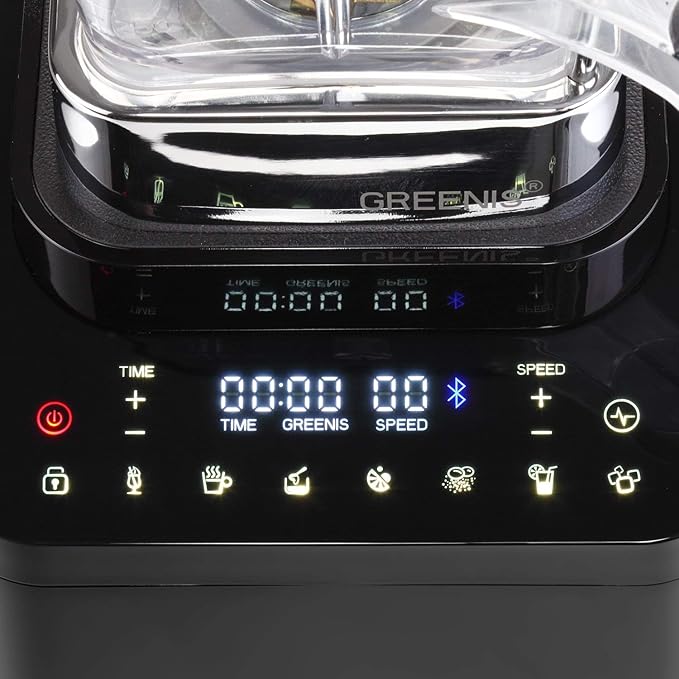 Greenis FGR-8800 Commercial VACUUM Blender with Brushless DC Motor &amp Thermometer Tamper