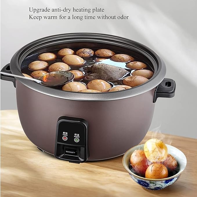 Rice Cooker with Steamer Large Capacity Canteen Hotel Commercial Hotel Home Old-Fashioned Insulated Rice Cookerfor 8-70 People (33L) ()