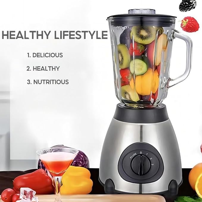 Blender Machine Food Processor Maker Kitchen Mixing Appliance for ABS Material Electric Food Blender with Multi Speed Control Home Cooking Accessory for Family Students Kitchen