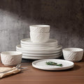 Dinnerware sets plates and bowls sets modern platesCeramic Dinnerware Sets12 Pieces Porcelain Lightweight PlatesScratch Resistant Dish Set (style - 9 4 - Set (12pcs))