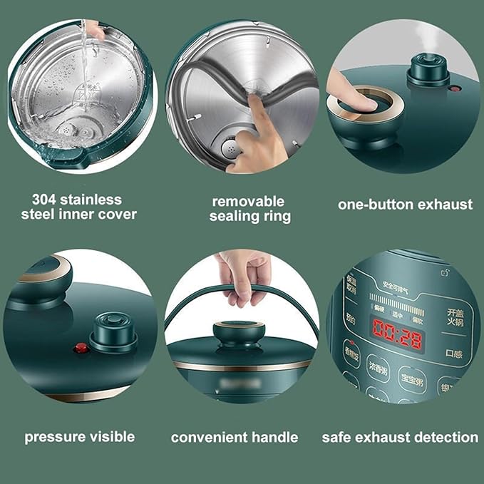 Rice Cookers Electric Pressure Cooker 2.3L Reservable Rice Cooker Multifunctional Intelligent Household Rice Cooker Rice Maker