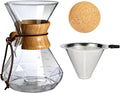 Pour Over Coffee Maker With Wood Sleeve27oz/800mlPour Over Coffee DripperPour Over Coffee Maker Set With Cork Stopper (27oz/800ml)