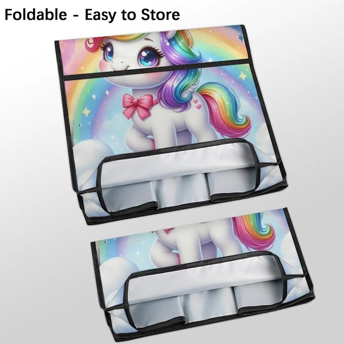 cfpolar Kitchen Aid Mixer Cover Compatible with 6-8 Quarts Unicorn Rainbow Bow Stand Mixer Cover Kitchen Aid Mixers Accessories Appliance Organizer Bag Dust Covers with Zipper Pocket