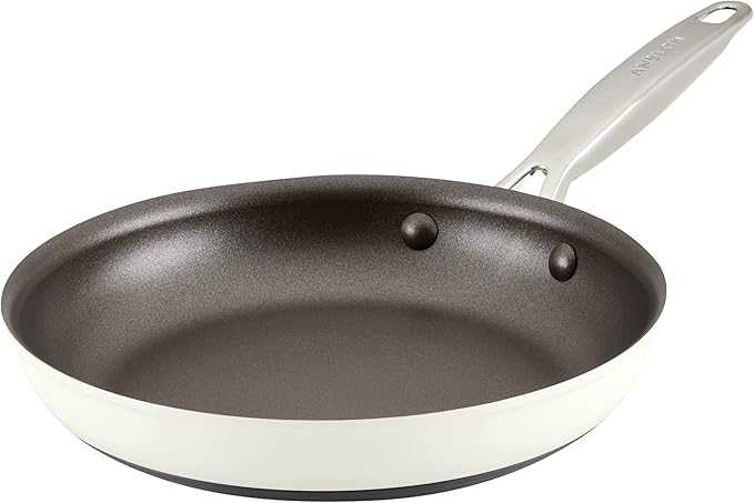 Anolon Achieve Hard Anodized Nonstick Frying Pan/Skillet 10 Inch Cream