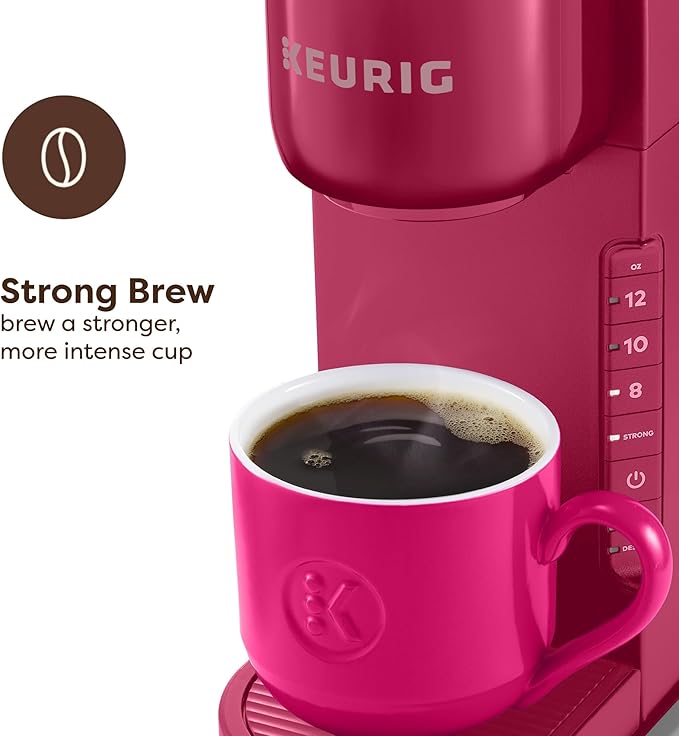 Keurig K-Express Single Serve K-Cup Pod Coffee Maker 3 Brew Sizes Strong Button Feature 42oz Removable Reservoir Island Berry
