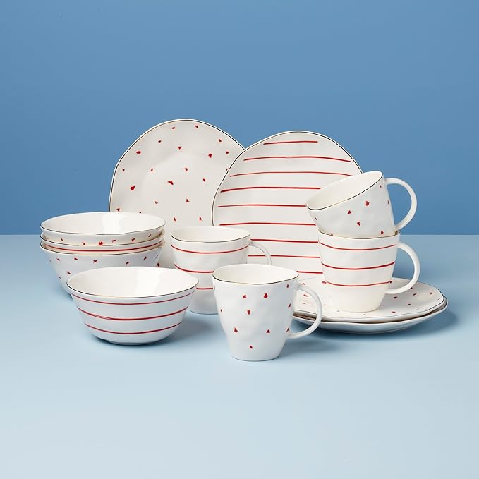 Lenox 896839 Garnet Bay 12-Piece Dessert Set