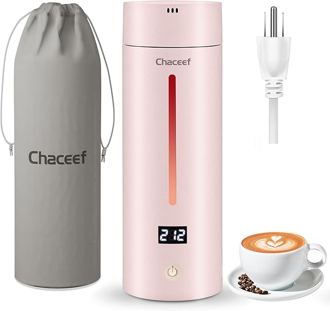 CHACEEF 1.2L Mini Rice Cookers &amp 350ml Travel Electric Kettle