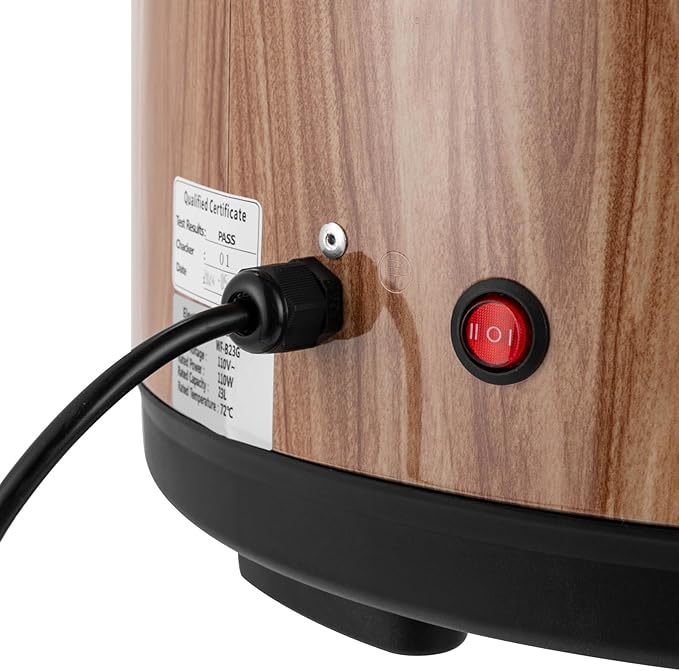 Commercial Rice Warmer(Not Rice Cooker) 23L/6Gal Portable Food &amp Rice Warmer Non-stick Inner Pot 110W Electric Rice Warmer 2 Temp Adjustable Portable Big Rice Warmer for Restaurant