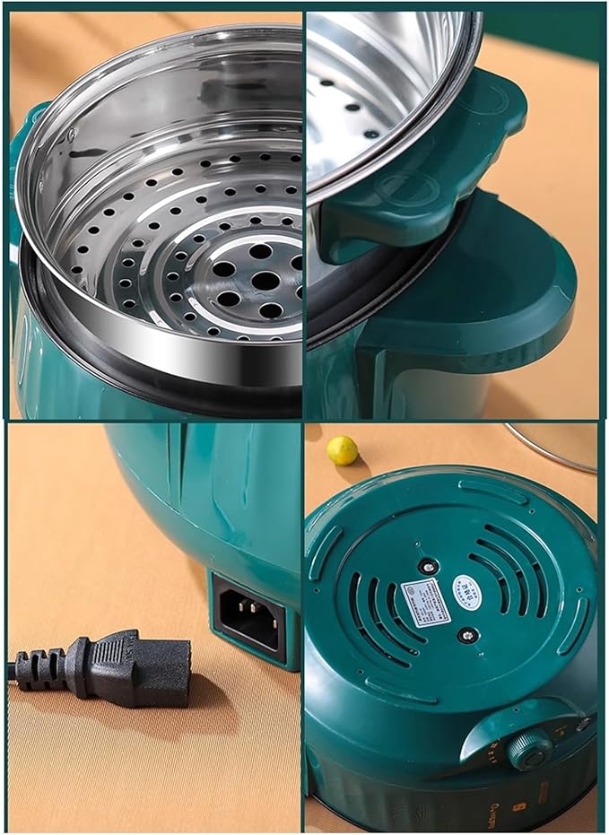 GRFIT Electric Rice Cooker Multifunctional Pan Non-stick Cookware Hotpot for Kitchen Soup MultiCooker Cooking (Color : Double Size : 24cm) jinyi2016SHOP-1998