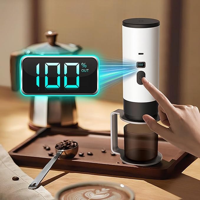Single Button Operations Capsuled Coffee Maker Detachable Parts Fast Systems Portable Design For Car Camping