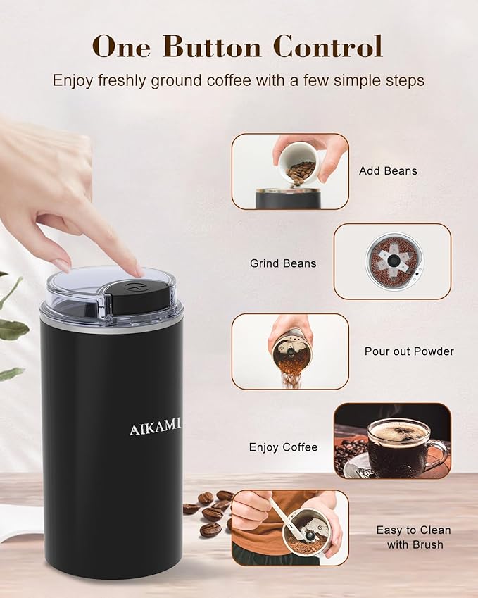 4 IN 1 Single Serve Coffee Maker with Milk Frother and Coffee Grinder Coffee Maker for K Cup and Ground Coffee with 30 oz Removable Water Reservoir 6 to 14 oz. Brew Sizes Coffee Machine for Home
