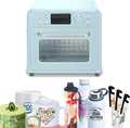 1400W 360° Heating Sublimation Oven16L/30LDigital Control Convection Oven for Mugs Tumblers Cups Water Bottles Sublimation Transfer 16L