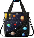 Planet Solar System Universe Coffee Maker Carring Bag Travel Carrying Storage Tote Bag Compatible Plus Portable Single Serve Coffee Brewer Case with Pockets for K-cup Pods