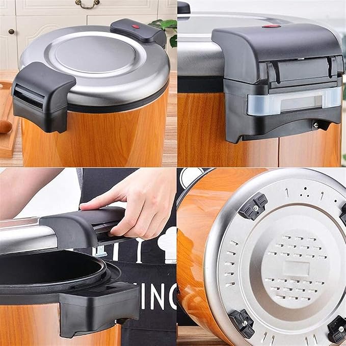 Household Rice Cooker Commercial Electric Heat Preservation Bucket Large Capacity 23L Non-Stick Pan Automatic Cooking
