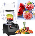 Commercial Smoothie Maker Electric Stand Mixer with Sound Enclosure 17000rpm Blender for Shakes and Smoothies