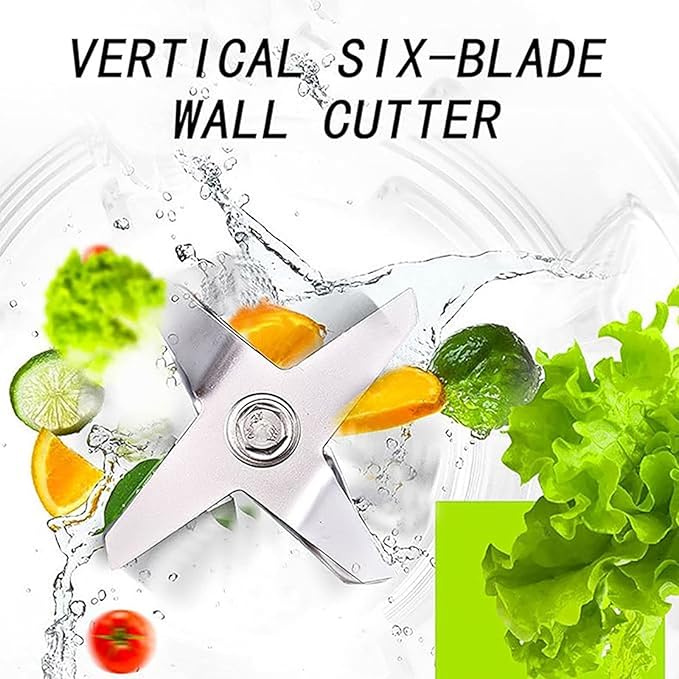 Milkshake Maker Machine2.5l 2300w Broken Wall Ice Blender 6 Leaf Wolf Tooth Knife Mute With Hood Double Bearing Sealing Ring For Milkshakes Smoothies Fried Beans