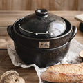 Pots Set Earthenware Clay Rice PotJapanese Stone Rice CookerStove Stew PotHot PotCeramic Casserole with LidHeat Resistant Stock Pot for Steam